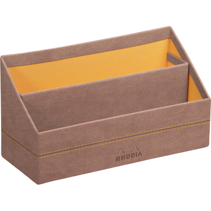 RHODIA Briefhalter RHODIARAMA, 2 Fcher, rosenholz