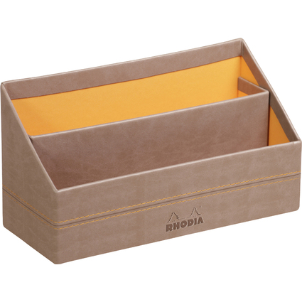 RHODIA Briefhalter RHODIARAMA, 2 Fcher, taupe