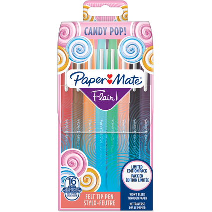 Paper:Mate Faserschreiber Flair "Candy Pop", 16er Etui