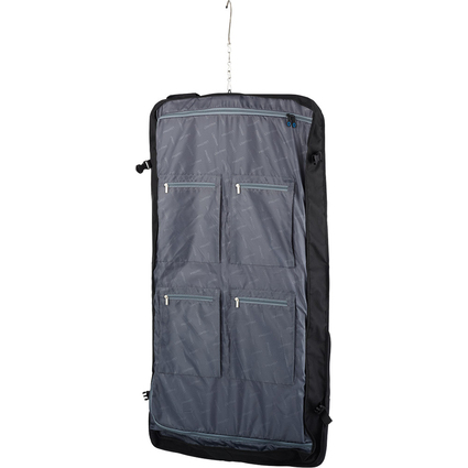 LiGHTPAK Kleidersack, aus Polyester, schwarz