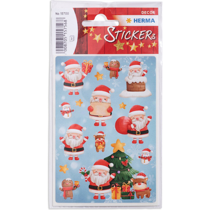 HERMA Weihnachts-Sticker DECOR Weihnachtsmann