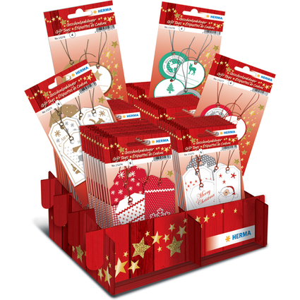 HERMA Weihnachts-Geschenkanhnger, Thekendisplay