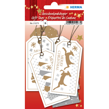 HERMA Weihnachts-Geschenkanhnger "Merry Christmas"