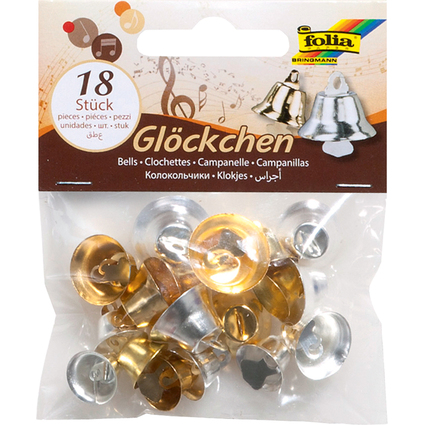 folia Metallglckchen, 3 Gren sortiert, gold und silber