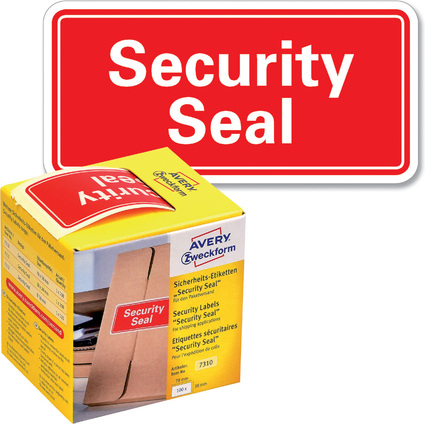 AVERY Zweckform Sicherheitssiegel "Security Seal", 78x38 mm