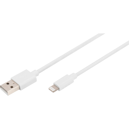 DIGITUS Daten- & Ladekabel, Apple Lightning - USB-A, 2,0 m