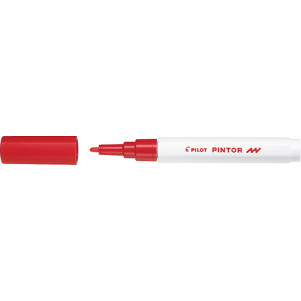 PILOT Pigmentmarker PINTOR, fein, rot