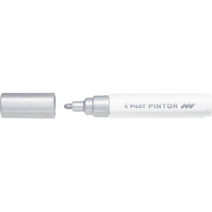 PILOT Pigmentmarker PINTOR, medium, silber