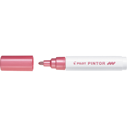 PILOT Pigmentmarker PINTOR, medium, metallic-rosa