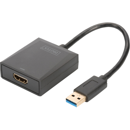 DIGITUS USB 3.0 - HDMI Video Adapter, schwarz