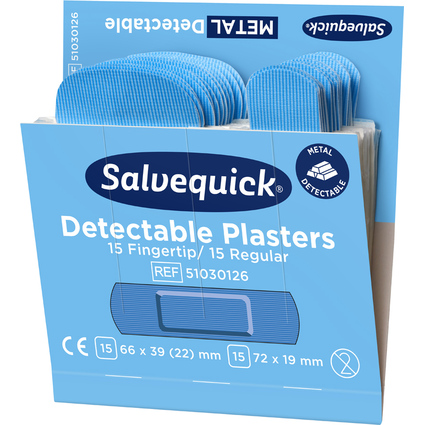 CEDERROTH Salvequick Nachfllpackung, Fingerkuppen-Pflaster