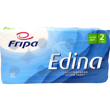 Fripa Toilettenpapier Edina, 2-lagig, hochwei