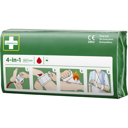 CEDERROTH 4-in-1 Blutstiller-Verband, universal