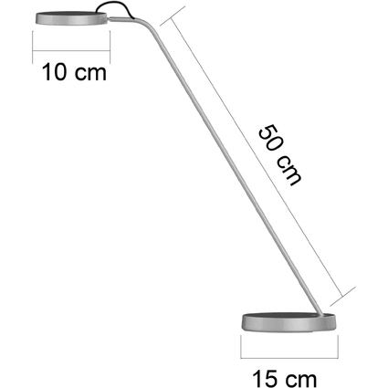 UNiLUX LED-Tischleuchte EYELIGHT, silber