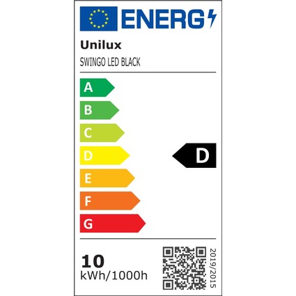 UNiLUX LED-Tischleuchte SWINGO, schwarz