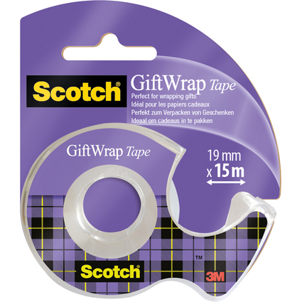 Scotch Geschenk-Klebefilm "GiftWrap Tape", im Handabroller