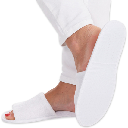 HYGOSTAR Einweg-Slipper SAFETY, offen, wei