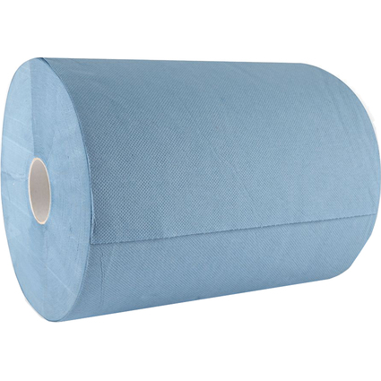 HYGOCLEAN Putzrolle, 2-lagig, blau, 220 x 350 mm