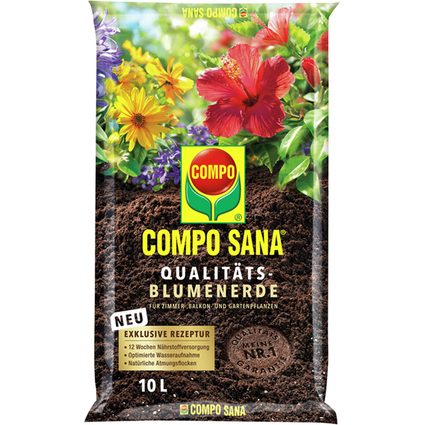 COMPO SANA Qualitts-Blumenerde, 10 Liter