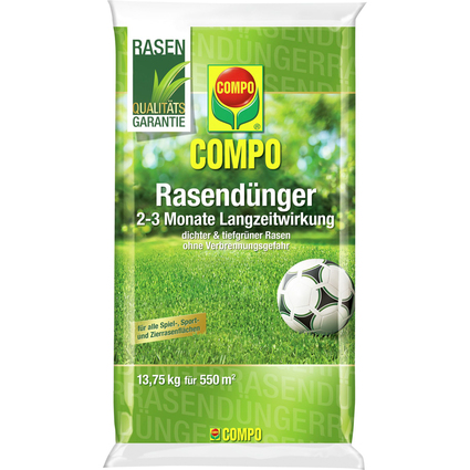 COMPO Rasendnger mit Langzeitwirkung, 13,75 kg fr 550 qm