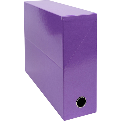 EXACOMPTA Archivbox Iderama, Karton, 90 mm, violett