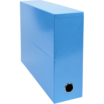 EXACOMPTA Archivbox Iderama, Karton, 90 mm, hellblau