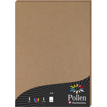 Pollen by Clairefontaine Kraftpapier, DIN A4, 120 g/qm