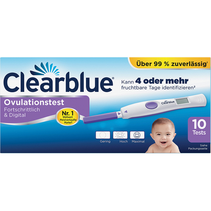 Clearblue Ovulationstest Fortschrittlich & Digital, 10er