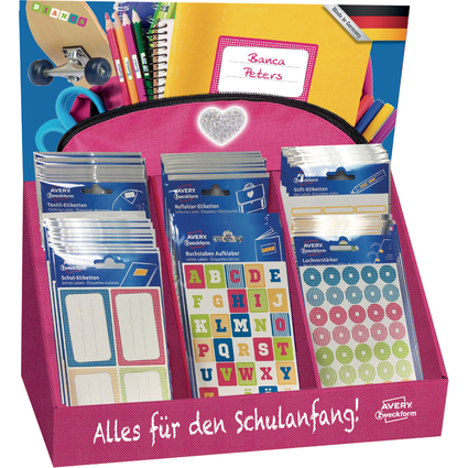 AVERY Zweckform Back To School - Sortiment, Thekendisplay