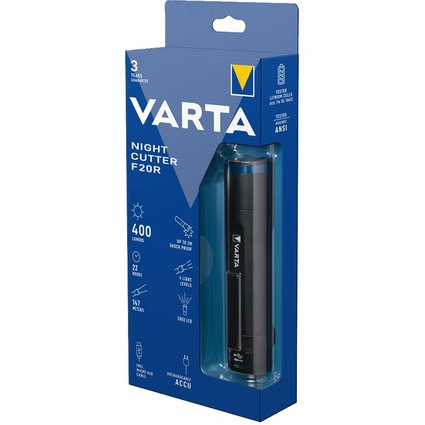 VARTA Premium-Taschenlampe "NIGHT CUTTER F20R"