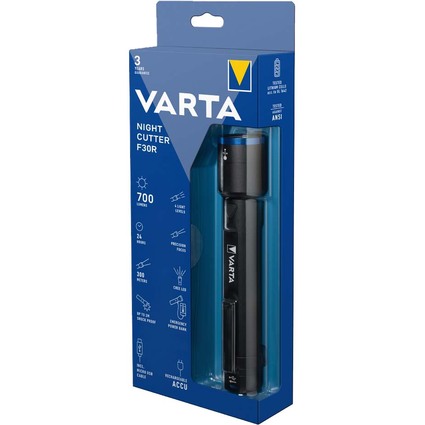 VARTA Premium-Taschenlampe "NIGHT CUTTER F30R"