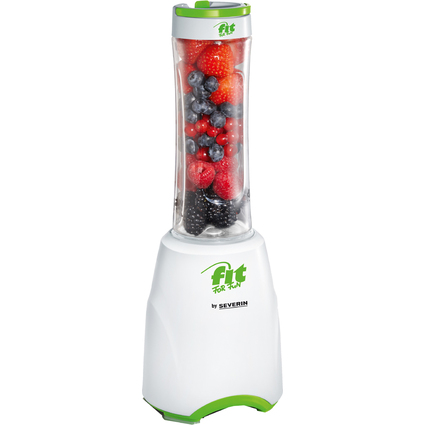 SEVERIN Smoothie-Maker SM 3735 "Mix & Go", wei / grn