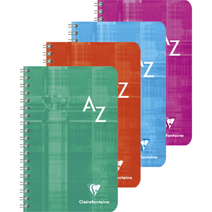 Clairefontaine Registerbuch, 110 x 170 mm, kariert 5x5