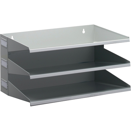 DURABLE Sortierstation Business, 3 Fcher, grau