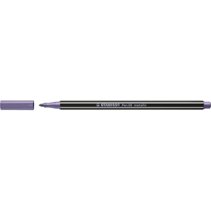 STABILO Fasermaler Pen 68 metallic, violett