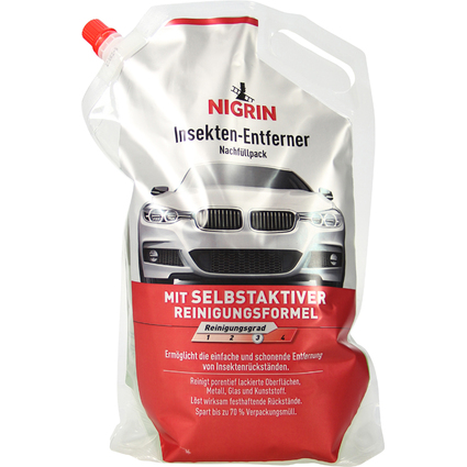 NIGRIN Insekten-Entferner, 2 Liter Nachfllpack