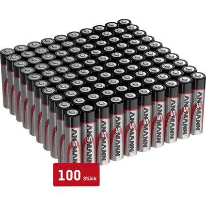 ANSMANN Alkaline Batterie, Micro AAA, 100er Pack