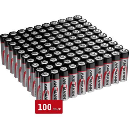 ANSMANN Alkaline Batterie, Mignon AA, 100er Pack