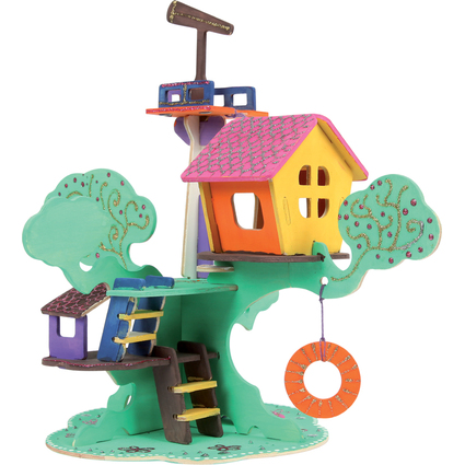 Marabu KiDS 3D Puzzle "Baumhaus", 37 Teile