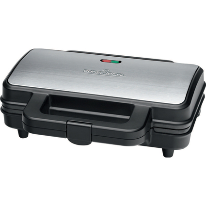 PROFI COOK Sandwichtoaster PC-ST 1092, Edelstahl/schwarz