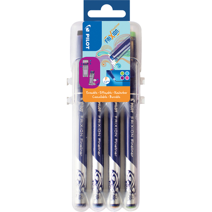 PILOT Fineliner FRIXION EVOLUTIVE SET, 4er Etui