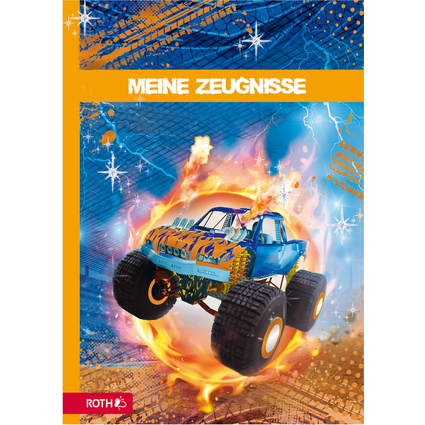 ROTH Zeugnismappe "Monstertruck", mit Design und Effekt