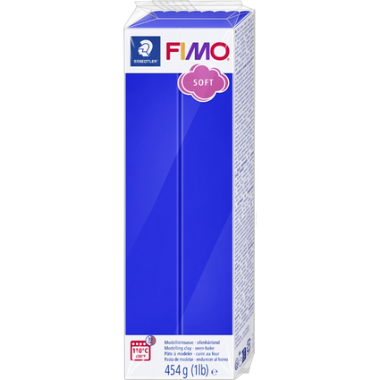 FIMO SOFT Modelliermasse, ofenhrtend, brilliantblau, 454 g