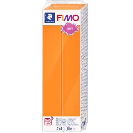 FIMO SOFT Modelliermasse, ofenhrtend, manderine, 454 g