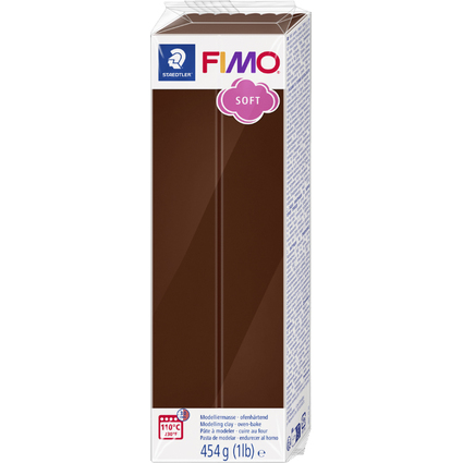 FIMO SOFT Modelliermasse, ofenhrtend, schokolade, 454 g