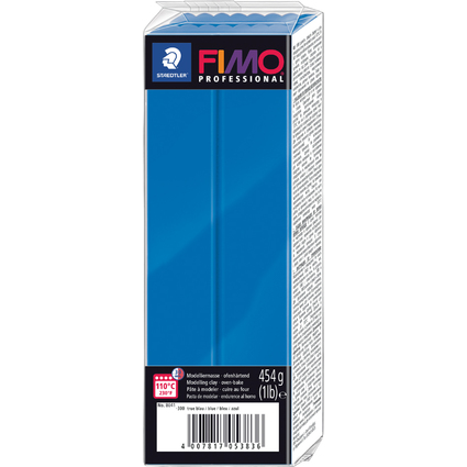 FIMO PROFESSIONAL Modelliermasse, reinblau, 454 g