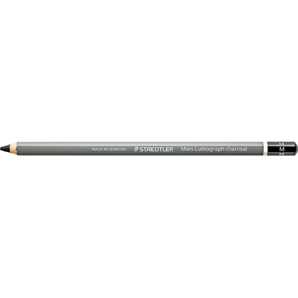 STAEDTLER Kohlestift Mars Lumograph charcoal, Hrtegrad: M