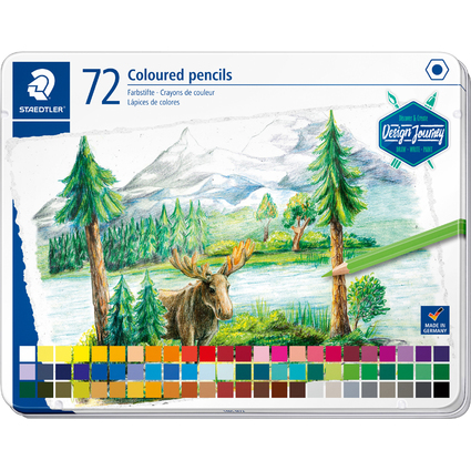 STAEDTLER Buntstift Design Journey, 72er Metalletui