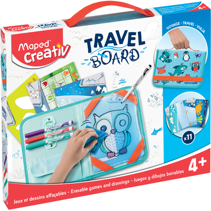 Maped Creativ Reisemalset TRAVEL BOARD, 19-teilig