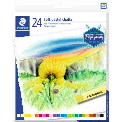 STAEDTLER Soft-Pastellkreide Design Journey, 24er Kartonetui